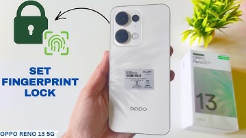 Oppo reno 13 5g Fingerprint Lock | Fingerprint Lock setting