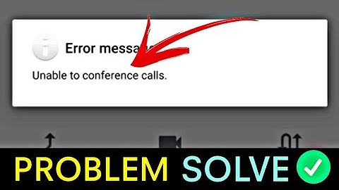 conference call problem solve |