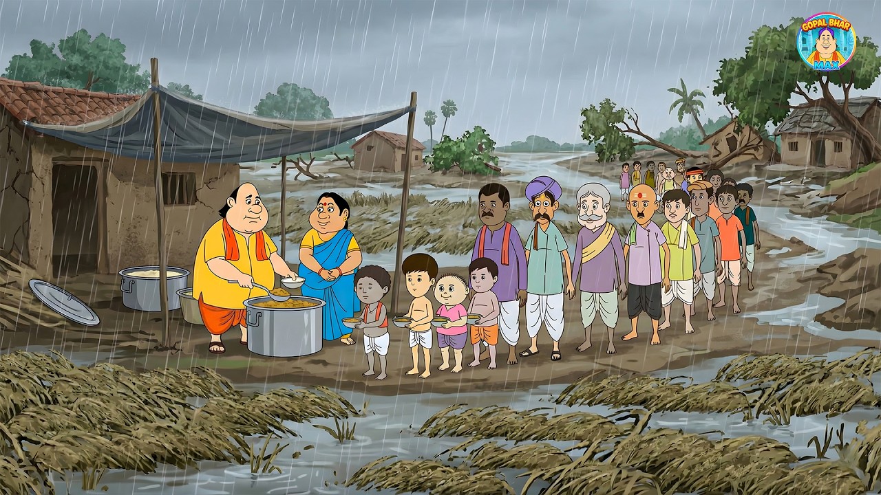 গ্রামের মানুষের ক্ষুধা মেটাতে গোপাল দাদা নিজের বাড়ি বিক্রি করে দিলেন| Gopal Bhar | New Episode 2026