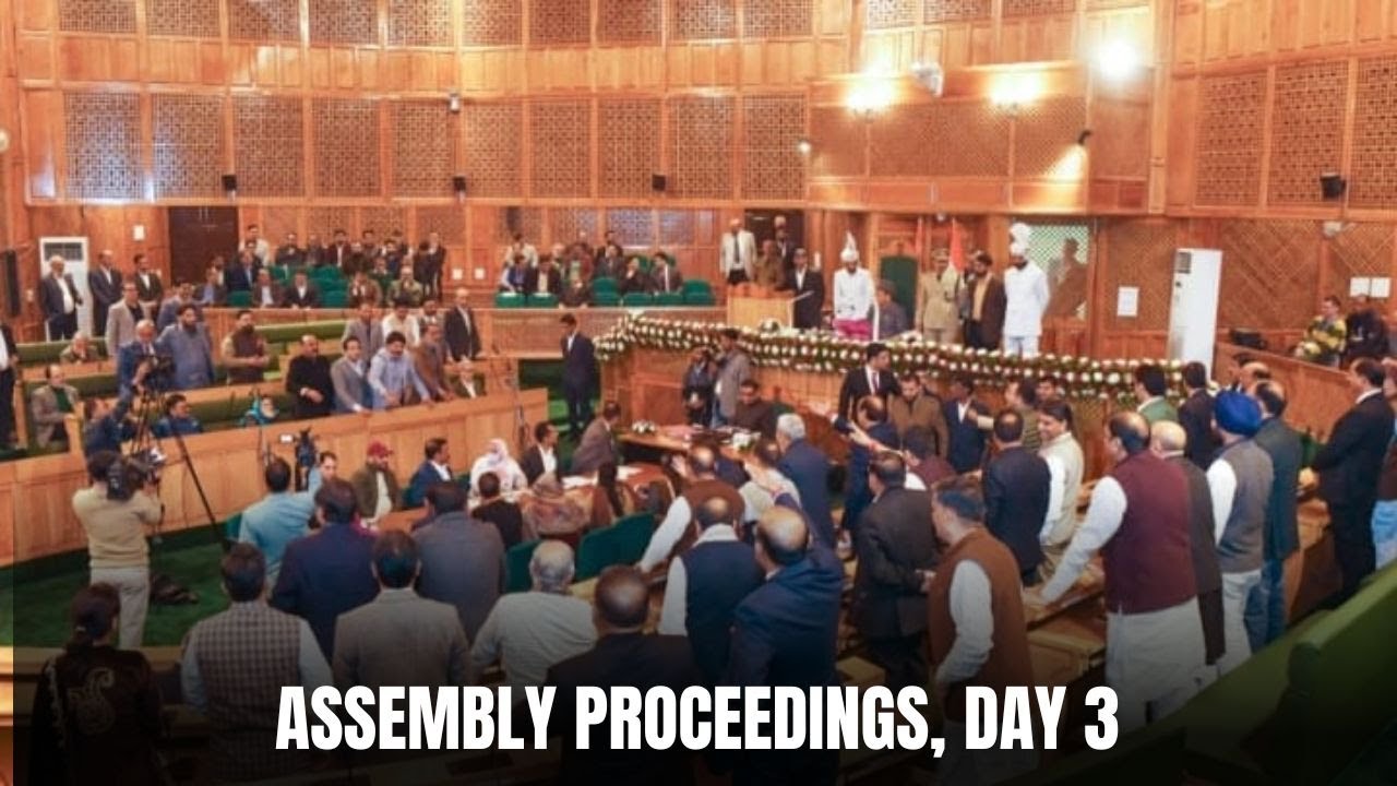 Assembly Proceedings, Day 3 | JK News Today - YouTube