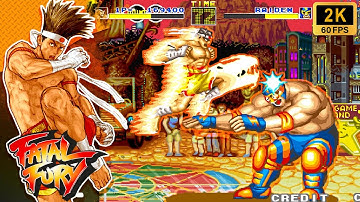 Fatal Fury - Joe Higashi (Arcade / 1991) 2K 60FPS