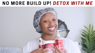 HOW TO DETOX YOUR SCALP AND HAIR // ORS HAIR REPAIR SCALP RESCUING DETOX LINE REVIEW + WASH DAY DEMO screenshot 1