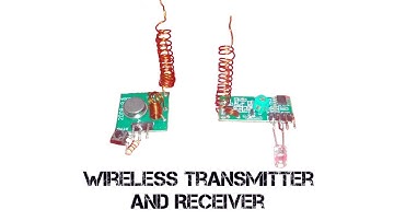 One Channel Transmitter and Receiver with 433Mhz RF module / Sohel Mahamud Rana