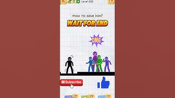 How To Save Him 😭 Draw 2 Save Game Level 255 #shorts #freefire #ff