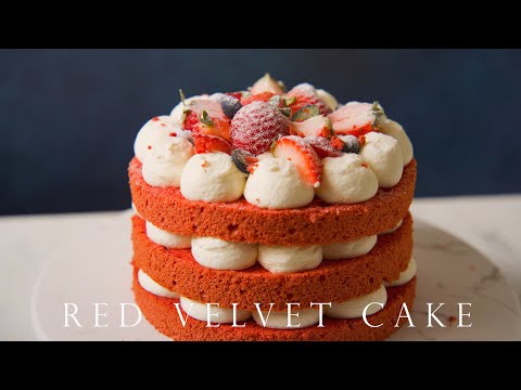  Red Velvet Naked Cake