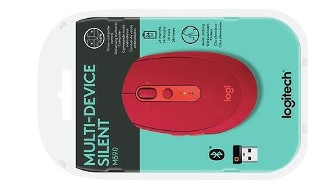 Logitech M590 | Red | Silent | Bluetooth | Wireless | Budget Multi Device Mouse | Unboxing & Review