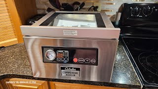 Cabela's Commercial Grade Chamber Vacuum Sealer Review & Demonstration. Purchased 1/2024.