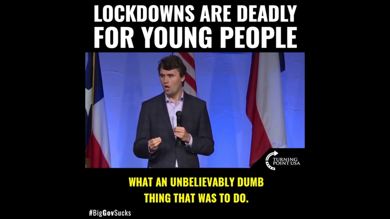 Charlie Kirk on the Youth Mental Health Crisis Adults Created by Shutting Down America