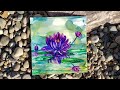 Alcohol Ink Tutorial - Peaceful Water Lilies