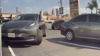 Tesla Model Y Sentry Mode Capture Hit and Run! Sentry Mode Tesla Model Y