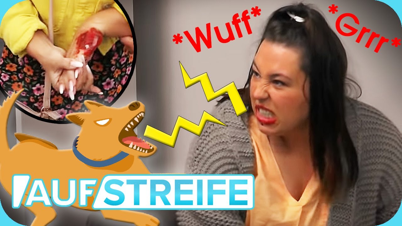 Vorsicht, BISSIG! 😬 Aggressive Frau verhält sich wie Hund mit Tollwut - Warum? | Auf Streife | SAT.1