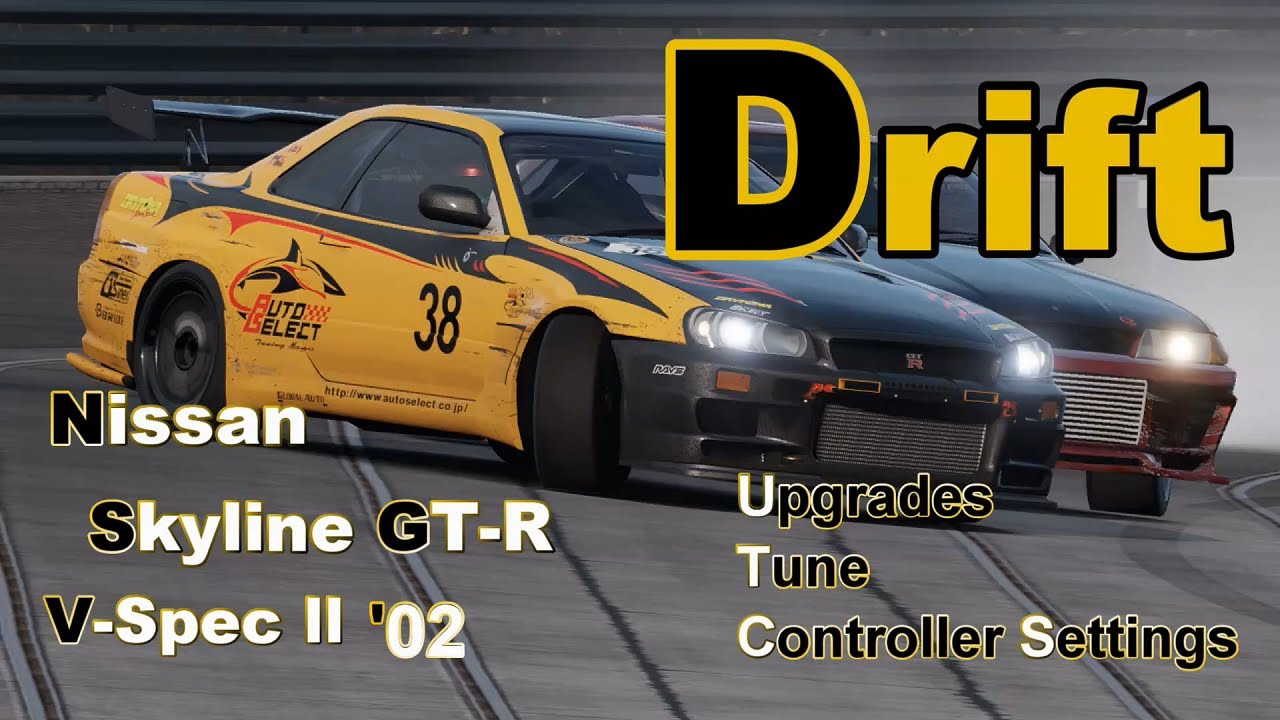 Forza Motorsport 7 Drift Nissan Skyline Gt R V Spec Ll 02 Upgrades Tune Controller Settings Youtube