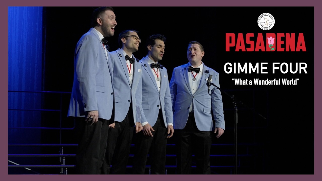 Gimme Four - What a Wonderful World (Louis Armstrong cover) - YouTube