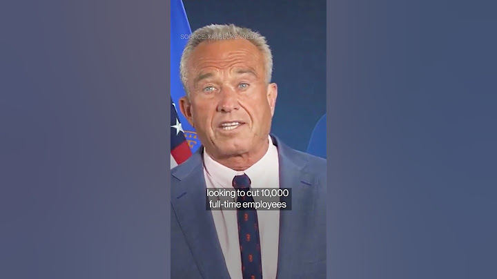 RFK Jr. Plans to Cut 10,000 Health Department Workers