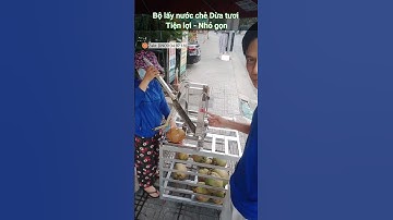 Thực tế Bộ lấy nước dừa ra sao ?