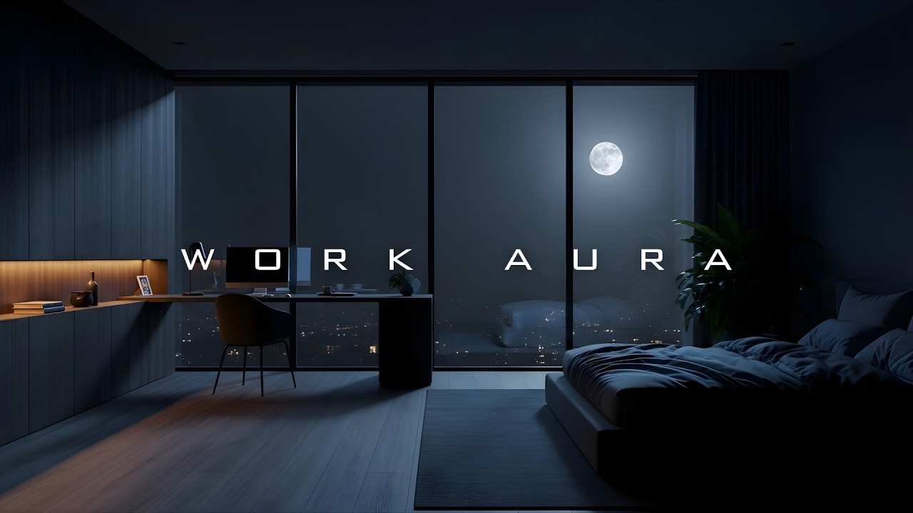 Cover Deep Work Music ~ Zero Distraction Ambient Beats for Deep Focus ~ Calm Study & Productivity