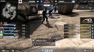 Team E-Frag.net vs HellRaisers Game 2 (CEVO-P CS:GO Season 8) - Helium & Metuz