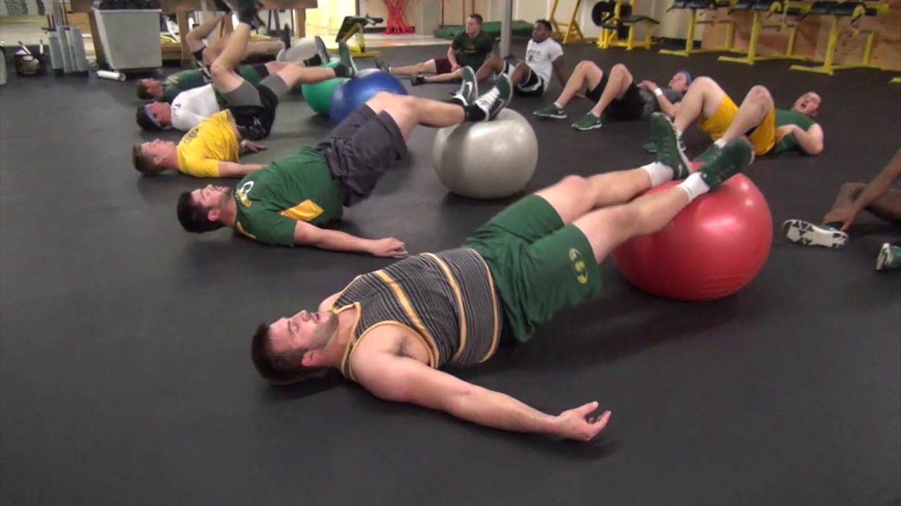Phys Ball Rows Football-Phys. Ball Exercises - YouTube