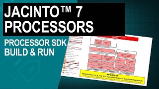 Processor SDK for Jacinto 7: getting started