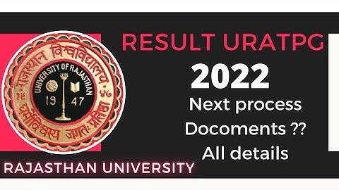 How to check result of URATPG How to submit offline documents Second form process #ulet #uratpg #llb