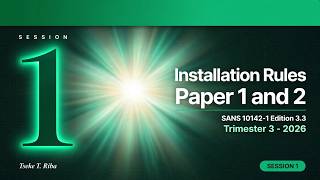 Installation Rules Paper 1 and 2 - T3 - 2026 - Session 1