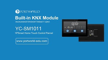Built-in KNX Module | YC-SM1011 Smart Home Control Panel |Ubuntu/Android13/Android11/Debian11 Option