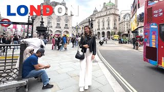 4K WALK LONDON Streets of London covent garden Oxford Street  Piccadilly Circus on foot