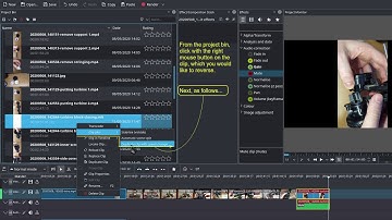 Kdenlive: Reverse Video Clips /20 Seconds/ (for Version 20.04.0 and perhaps, above)