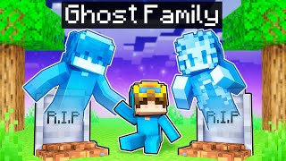 Adopted by a GHOST FAMILY In Minecraft!