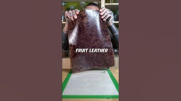 Zero waste fruit leather 🍋‍🟩 🍇 #shorts