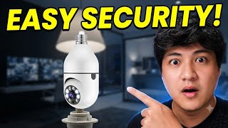 Affordable DIY WiFi Bulb CCTV Camera Setup - Full Installation & App Tutorial