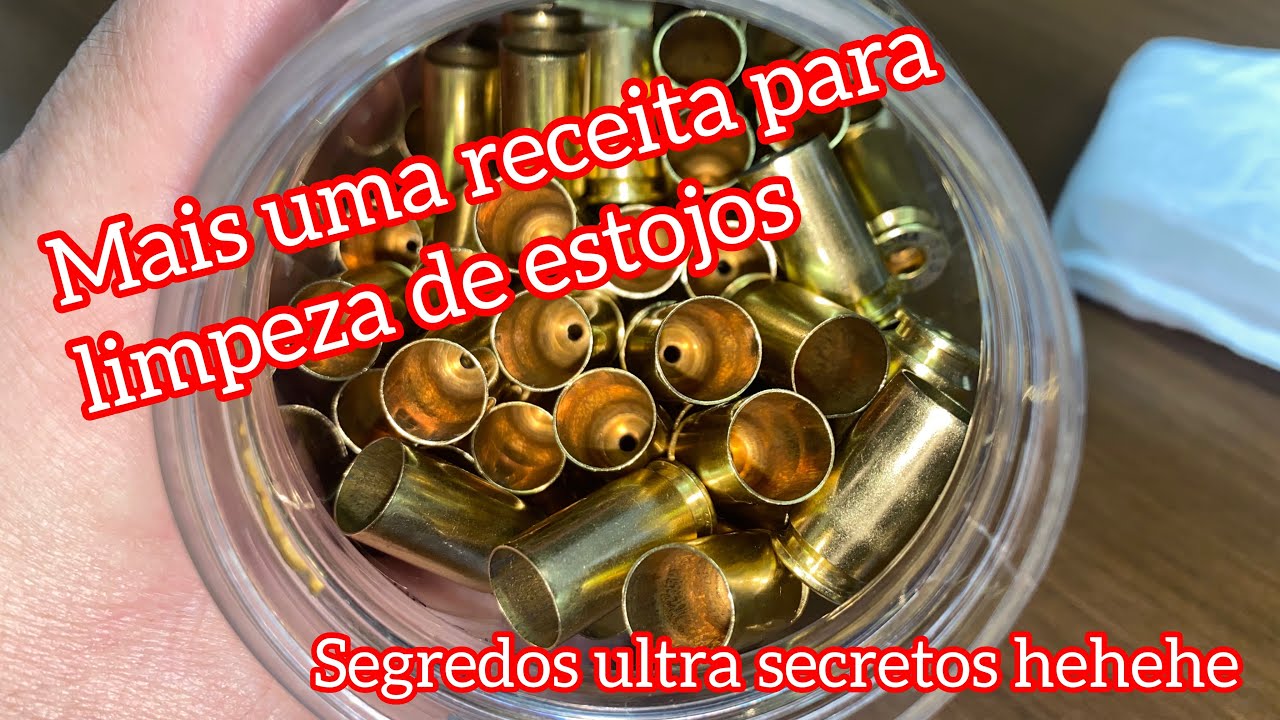 Mais uma receita de limpeza de estojos