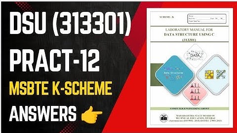 DSU practical no 12 K-scheme || MSBTE #shortsfeed #youtube #viralvideo #viralvideo  #bsc