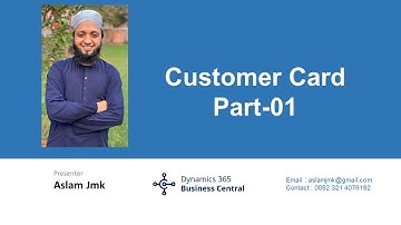 How to Create a Customer in Business Central ? Customer Card Part-01