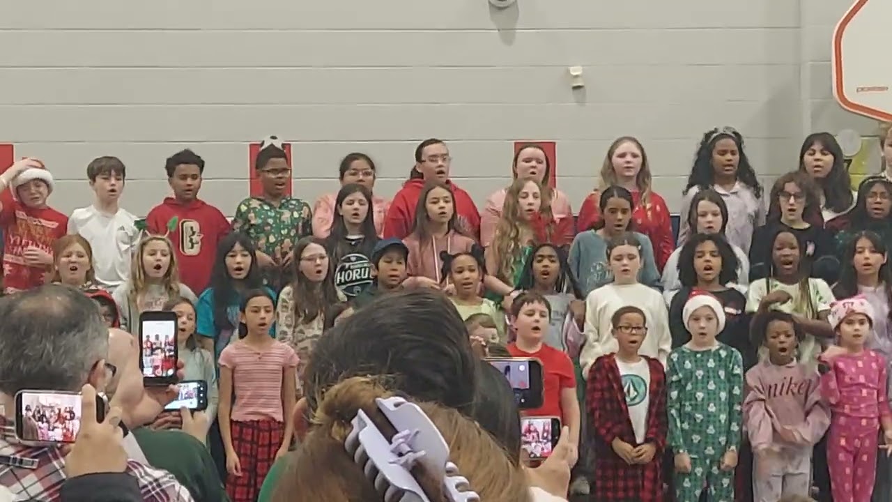 Katie's In School Christmas Program - Song 5