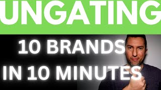 (REAL LIVE RESULTS!) WATCH Me GET UNGATED in HUGE BRANDS For $0 -Free Ungating Method for Amazon FBA