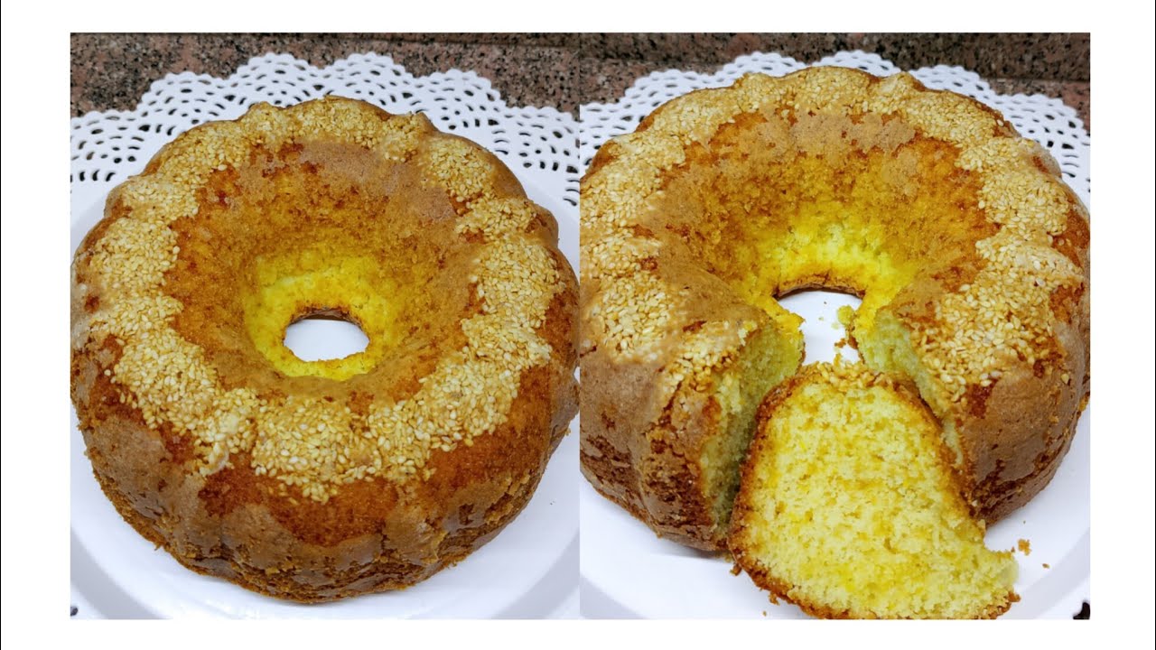 كيكه البرتقال الهشه الطريه زي السحاب تحفه جدا جدا مش هتبطلي تعمليها ابدا 