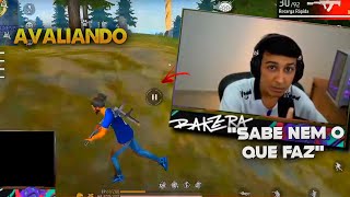 BAK REAGINDO E JULGANDO HIGHLIGHTS DE JOGADORES NO FREE FIRE!