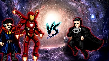 Ironman V3 MK50 (New) VS Snyder Superman V2 in Jump Force Mugen