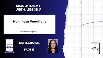SAT.8.5.Harder: Nonlinear Functions, page 151