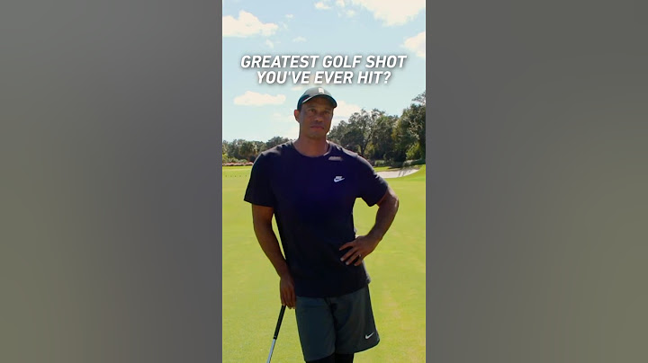 Tiger Woods greatest golf shot he ever hit