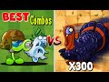 RANDOM 30 Combos Vs 300 Zombie Turkey - Who Will Win? PVZ2 Challenge!