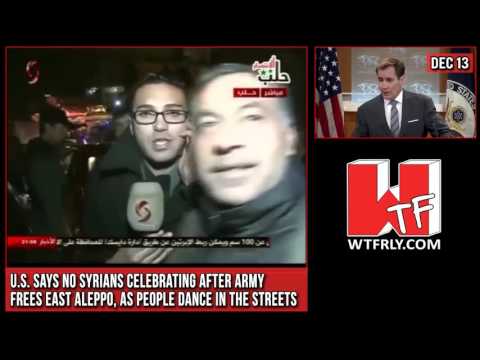 U.S. Claims Syrians Are Not Celebrating After Army Frees East Aleppo, As People Dance In The Streets