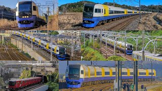 [ 4K60P ] 2024年3月 定期運用終了 255系  走行映像集 JR East 255 series Limited express train