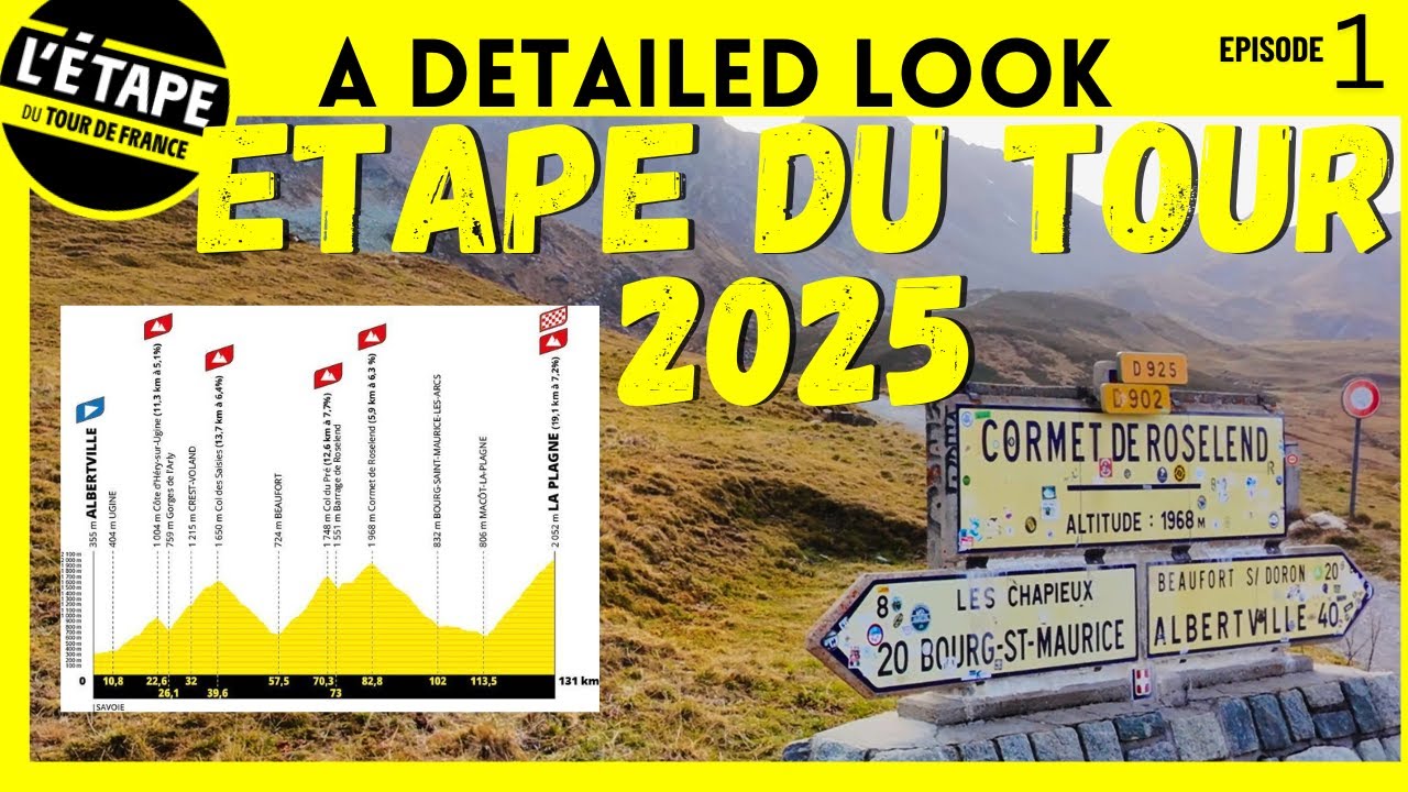 EPISODE 1 - ULTIMATE GUIDE | ETAPE DU TOUR 2025 ROUTE PREVIEW : Albertville to La Plagne RELIVE IT!