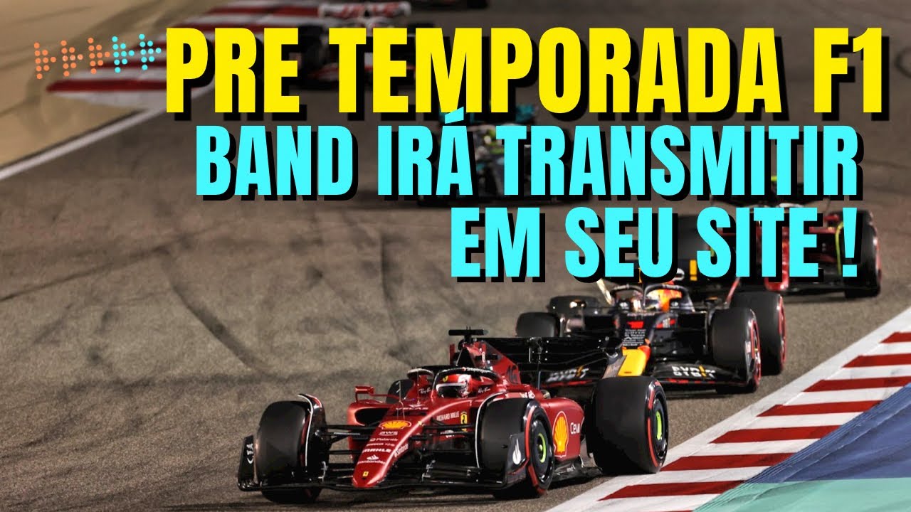 Bandplay e Band.com.br transmitem pré-temporada 2023 da Fórmula 1