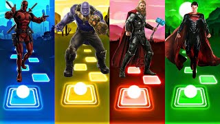 Telis Hop EDM Rush - Deadpool vs Thanos vs Thor vs Superman