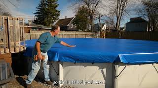 How to Properly Install Your ELIMINATOR Winter Pool Cover