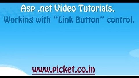 Link Button control in ASP.net with C# using visual studio.