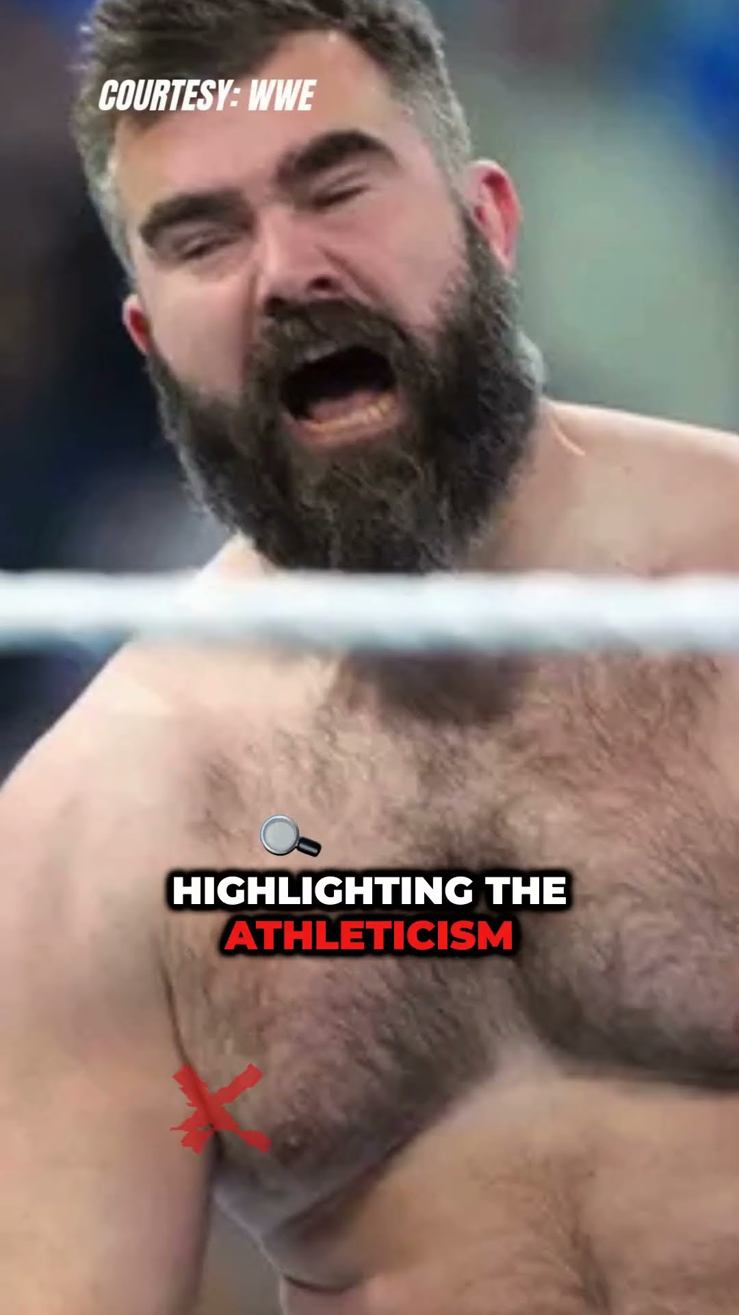 Jason Kelce defends pro wrestling’s artistry! Is it more than just entertainment #shorts